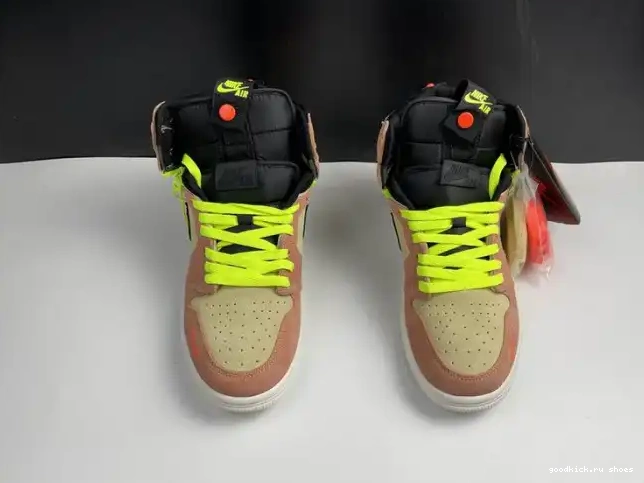 Rep Peach Air Jordan High CW6576-800 1 Switch 0506